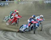 Tomasz Gollob na podium w Lesznie