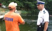 Policja dba o bezpieczne plaże i wodę