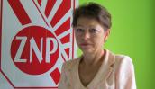 Kwestionariusz gorzowski wypełnia: Barbara Zajbert, prezes oddziału Związku Nauczycielstwa Polskiego w Gorzowie