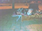 Drugi dzień głodówki desperata pod szpitalem