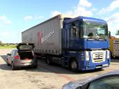 Kradzież tira z ładunkiem telewizorów