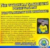 Trwa zbiórka nakrętek dla Marcinka