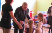 Prezydent  przepytany przez przedszkolaków