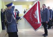 Komendant pożegnał się ze sztandarem