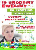 Zaproszenie na urodziny Eweliny
