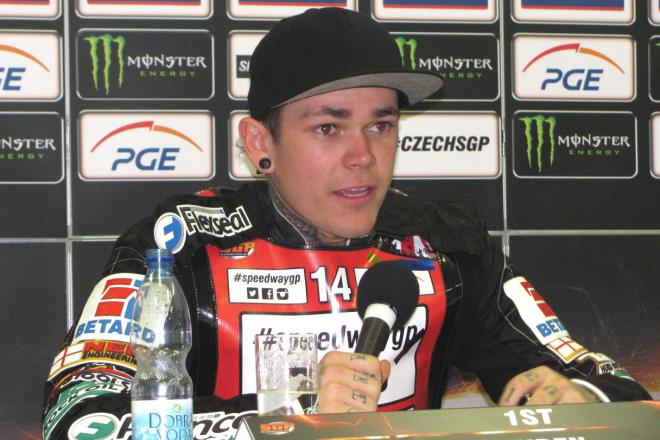 Tai Woffinden po tegorocznym zwycięskim turnieju w Pradze