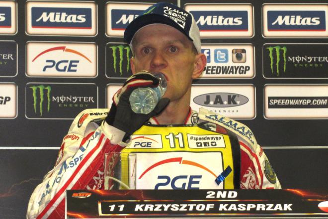 Krzysztof Kasprzak w ostatnich dwóch turniejach nie schodził z podium Grand Prix. Czy w Gorzowie podtrzyma wspaniałą passę?