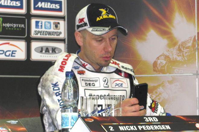 Nicki Pedersen ostatnio na podium w Grand Prix stał w Pradze, gdzie zajął trzecią pozycję