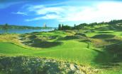 Pole golfowe Zawarcie zaprasza na otwarcie