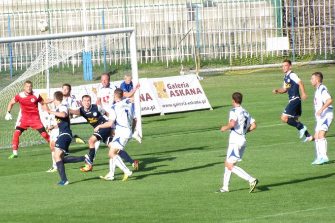Stilon (w białych koszulkach) pokonał dzisiaj po ciężkim meczu Ilankę Rzepin 1:0