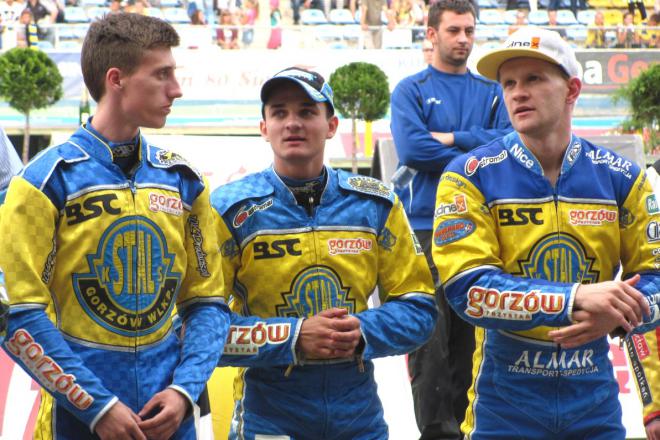 Adrian Cyfer, Bartosz Zmarzlik i Krzysztof Kasprzak - srebrni medaliści MPPK