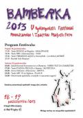 Bamberka 2013 zaprasza do teatru małych form