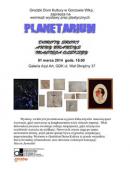 Zaproszenie na plastyczne „Planetarium”