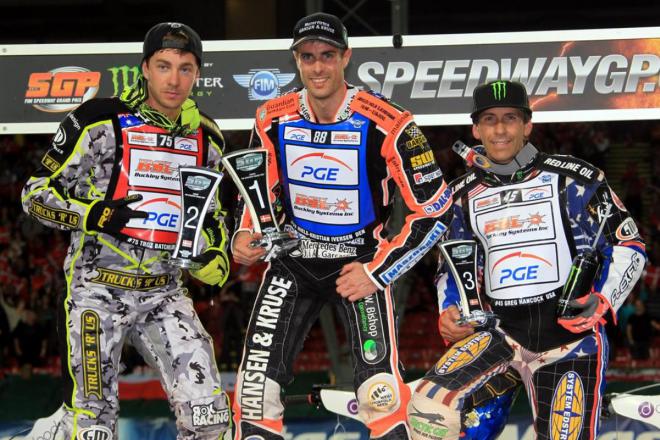 Najlepsi w Kopenhadze. Od lewej Troy Batchelor, Niels K. Iversen i Greg Hancock