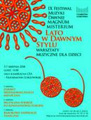 Letni weekend pod znakiem muzyki dawnej