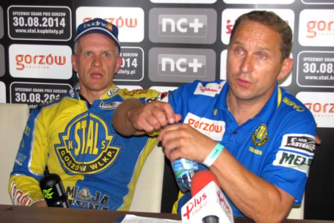 Piotr Paluch po meczu z Unią Tarnów zadowolony może być tylko z postawy Krzysztofa Kasprzaka