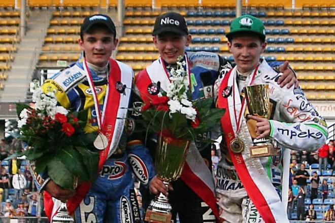 Tak wyglądało podium MIMP w Gorzowie przed trzema laty. Od lewej: Bartosz Zmarzlik, Piotr Pawlicki i Patryk Dudek