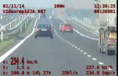 Pirat drogowy na drodze S3 jechał 234 km/h