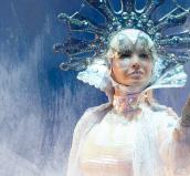 Ze znakiem Mikołaja w tle