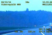 Jechał prawie 260 km/h na łysych oponach