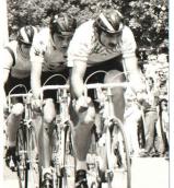 Piasek to był Piasek, czyli tęczowy kolarz na mecie