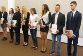 Młodzi sportowcy i trenerzy wyróżnieni stypendiami