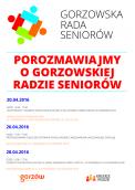 Rozmawiają o Gorzowskiej Radzie Seniorów