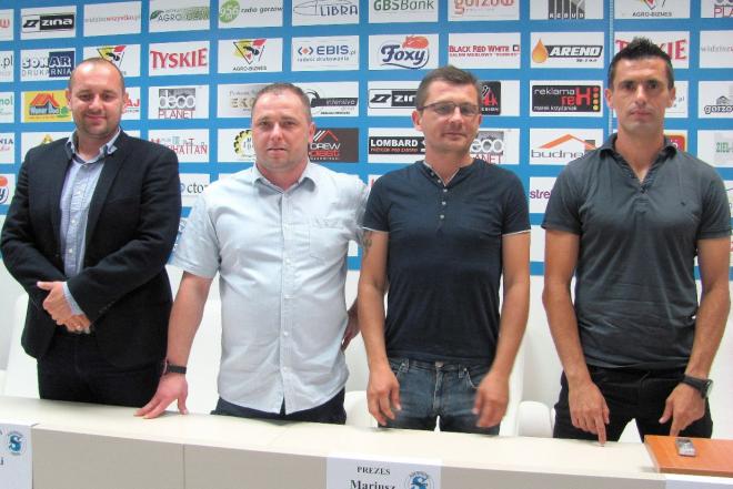 Od lewej: Adam Gołubowski, Jacek Ziemecki, Mariusz Stanisławski i Krzysztof Kaczmarczyk
