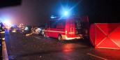 Karambol na autostradzie koło Międzyrzecza, zginęły dwie osoby