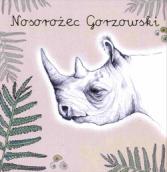 Nosorożec, jabłko i kaseta, na stoisku promocyjnym miasta