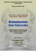 „Wielokulturowość Ziemi Międzyrzeckiej” w bibliotece