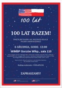 Polsko-amerykańskie "100 lat razem!"