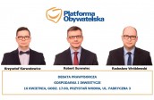 Publiczna debata kandydatów PO w wyborach
