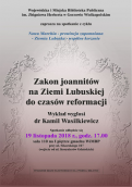 W bibliotece o zakonie joannitów na Ziemi Lubuskiej
