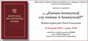Zmiana konstytucji czy zmiany w konstytucji?