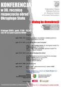 W 30. rocznicę rozpoczęcia obrad Okrągłego Stołu