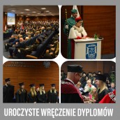 Dyplomy dla absolwentów pięciu wydziałów