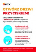 Pasażer sam otworzy drzwi przyciskiem