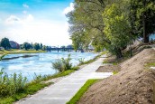 Ścieżką nad Wartą rowerem i pieszo