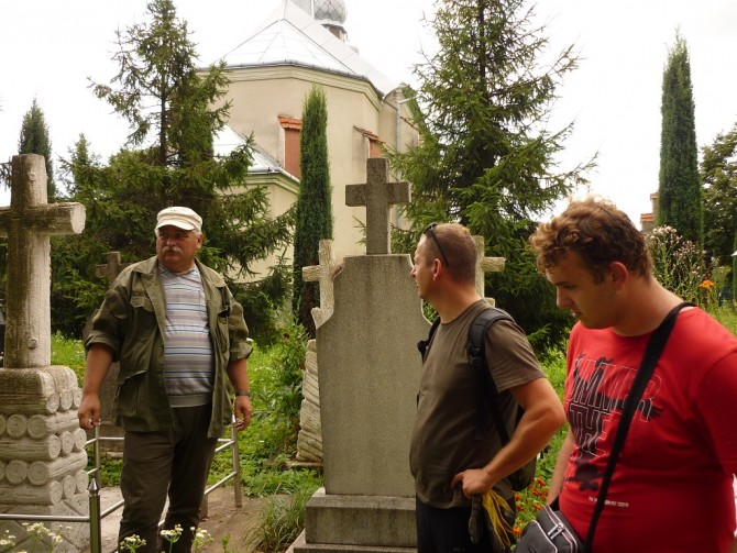 Jan Biernacki, Konrad Zaleski oraz harcmistrz Jarosław Górecki