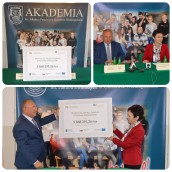 Czek na dalszy rozwój naszej akademii