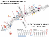 Organizacja ruchu przy cmentarzu komunalnym