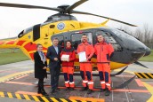 Gorzowski śmigłowiec medyczny ma  już 3 lata