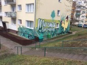 Najnowszy mural na Osiedlu Słonecznym już zachwyca
