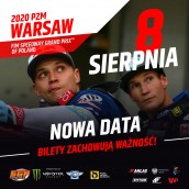 Żużlowe Grand Prix w Warszawie przełożone!