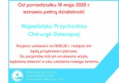 Kolejna poradnia szpitalna wznawia działalność