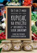 Gorzowski słoiczek jabłkowy dla klientów ryneczku przy Jerzego