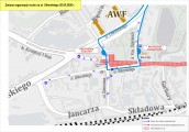 Zmiany tras linii autobusowych w mieście