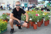 Sympatyczna atmosfera na rynku przy Jerzego