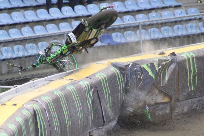 Latający motocykl Patryka Dudka